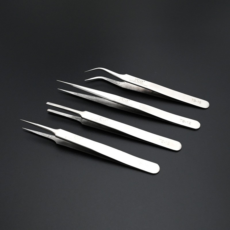 Pack of 4 brucelles precision tools - VETUS genuine