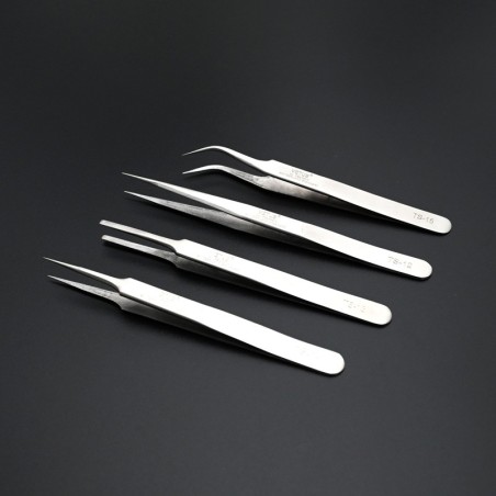 Kit de 4 pinces brucelles de précision - VETUS original