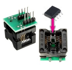 SOIC8 to DIP8 Adapter to program EEPROMs in SMT package